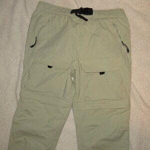 Pacsun Hiking Men's Cargo Pants, Removeable legs Size M, 6 Pockets